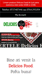 Mobile Screenshot of delicios-food.ro